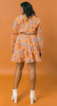 Load image into Gallery viewer, Pumpkin Spice Floral Dress
